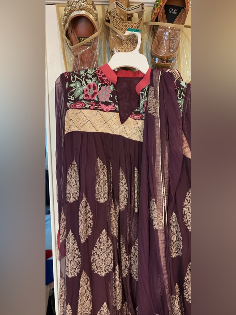 Suit shirt and dupatta long shirt